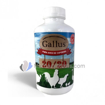 Gallus 20/20 250gr (Preventivo natural contra salmonella y E-coli) Para aves de corral