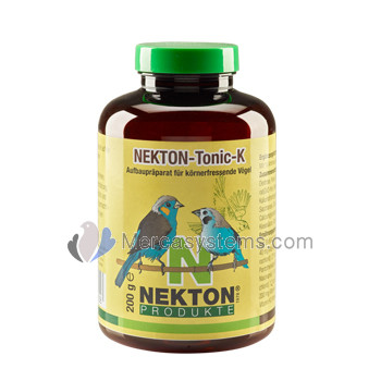 Nekton Tonic K 200gr, (suplemento completo y equilibrado para pájaros granívoros)