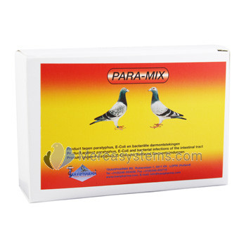 Travipharma Para-Mix; Caja 10x10gr (Salmonelosis) para palomas y pájaros