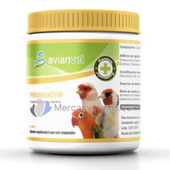 Avianvet Probienzym 100gr (Probiótico y Digestivo para todo tipo de pájaros)